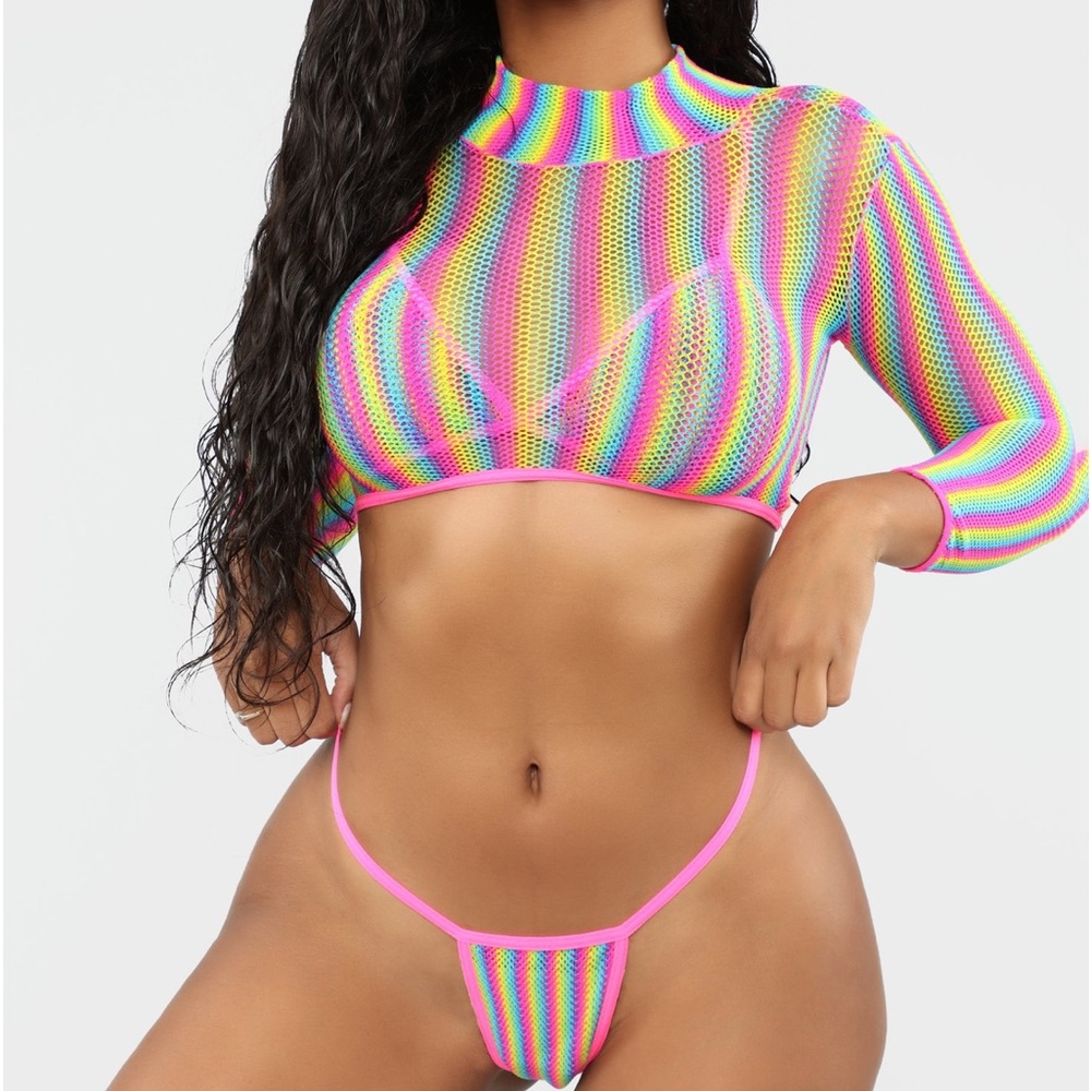 Rainbow Lingerie Intimates 3 PCS Set